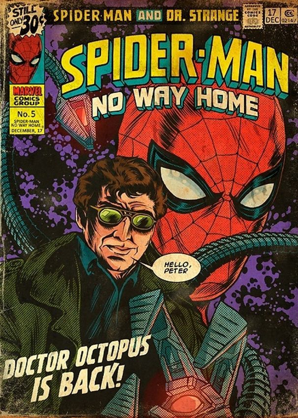 Открытка "Spider-Man No Way Home #5"