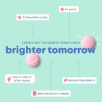 JoySpring, Grow Getter, для детей от 4 лет, фруктовый пунш, 60 жевательных таблеток