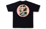 A Bathing Ape A Bathing Ape Bathing Ape Circle Tee черный розовый