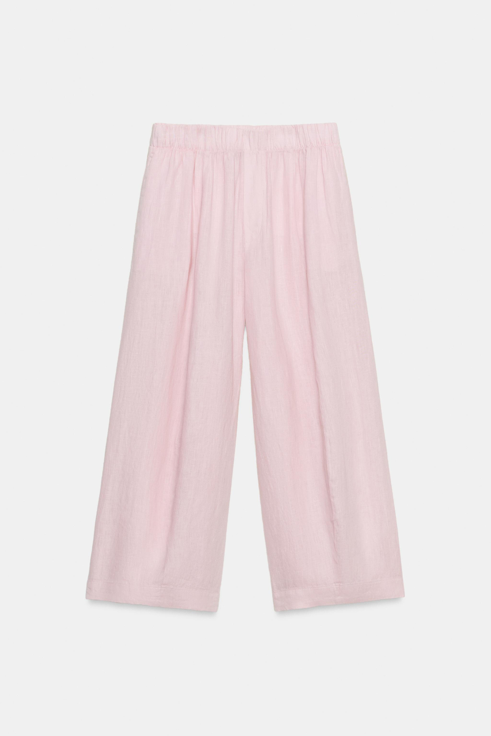 БРЮКИ БАРРЕЛ ИЗ 100% ЛЬНА — ZW COLLECTION — ZARA