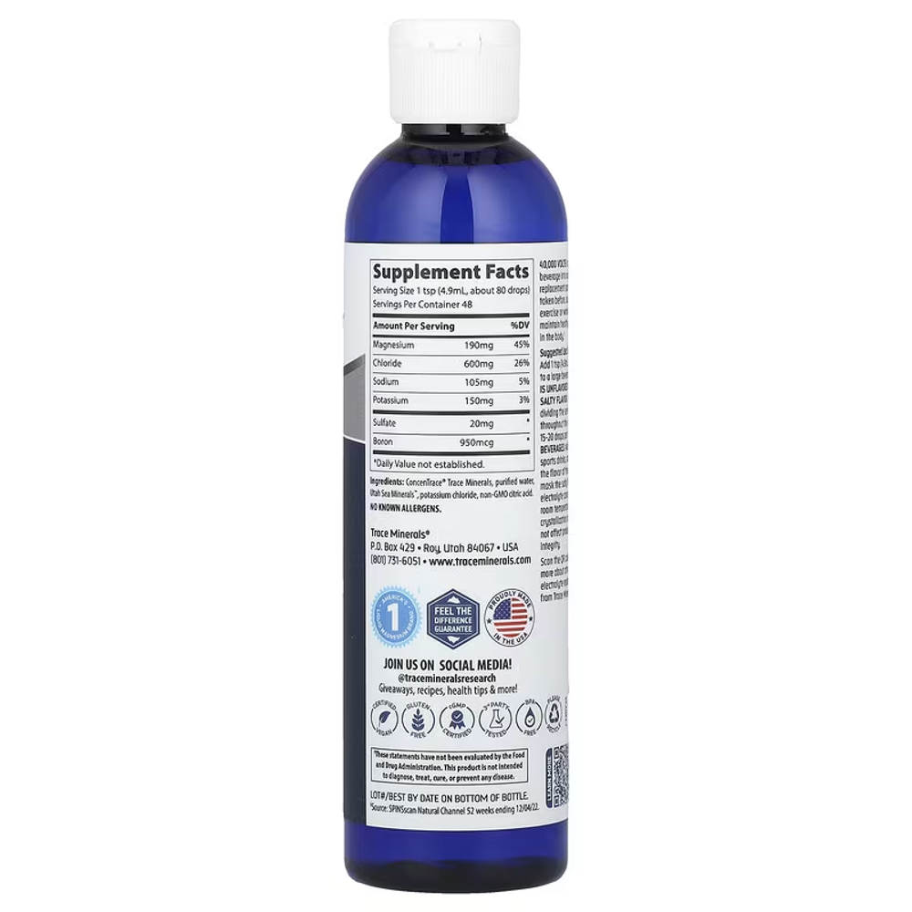 Trace minerals TMsport Electrolyte concentrate 237ml .