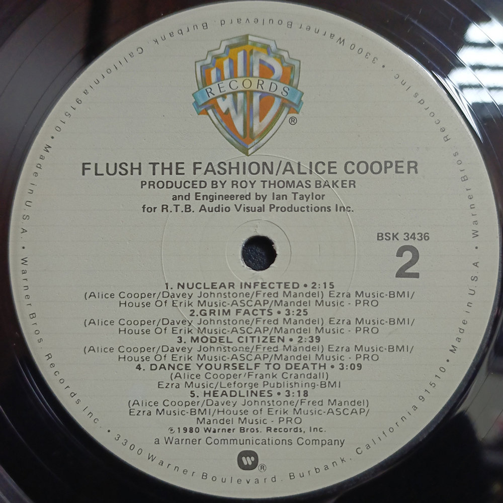Alice Cooper / Flush The Fashion (LP)