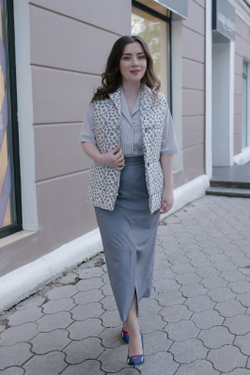 Юбка прямая 2883АЕ