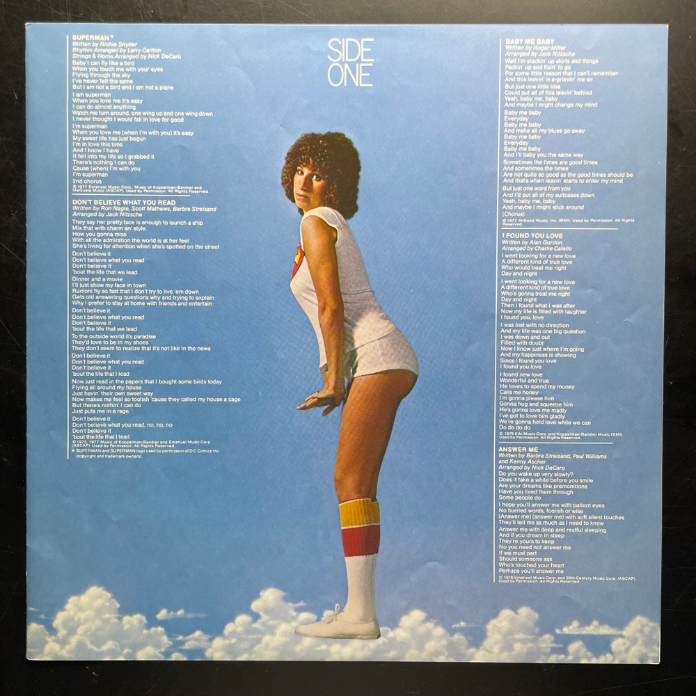 Виниловая пластинка Barbra Streisand ‎– Streisand Superman LP