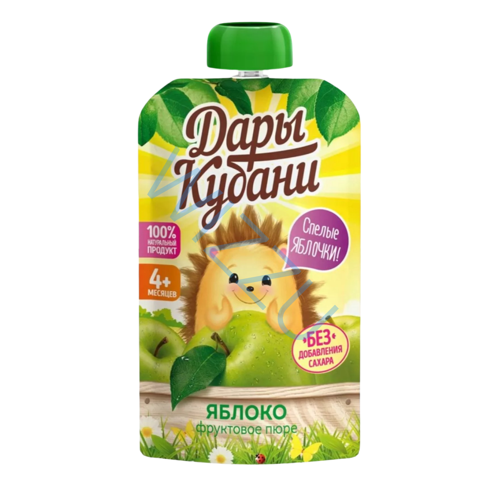 Пюре фруктовое Дары Кубани Яблоко, 90 г