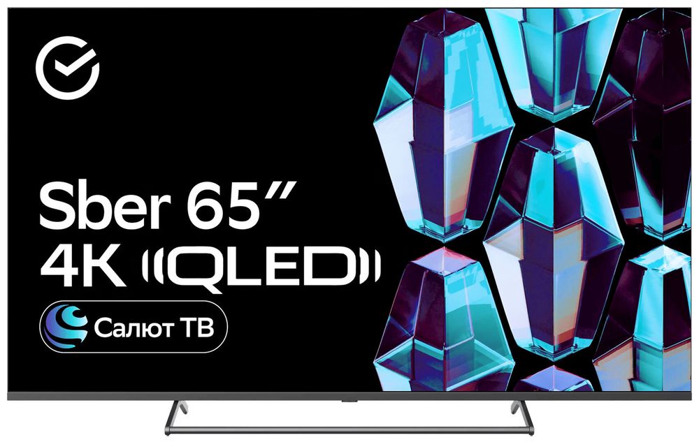 ЖК телевизор Sber SDX-65UQ5231(UHD Smart,Салют ТВ,metal frameles