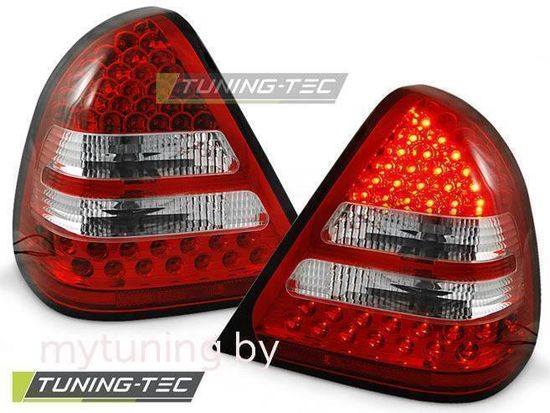Задние фонари Mercedes C W202 red white led