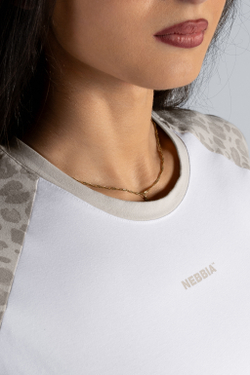 Кроп топ Crop Top Leopard '97 PRIMAL 861 Кремовый леопард