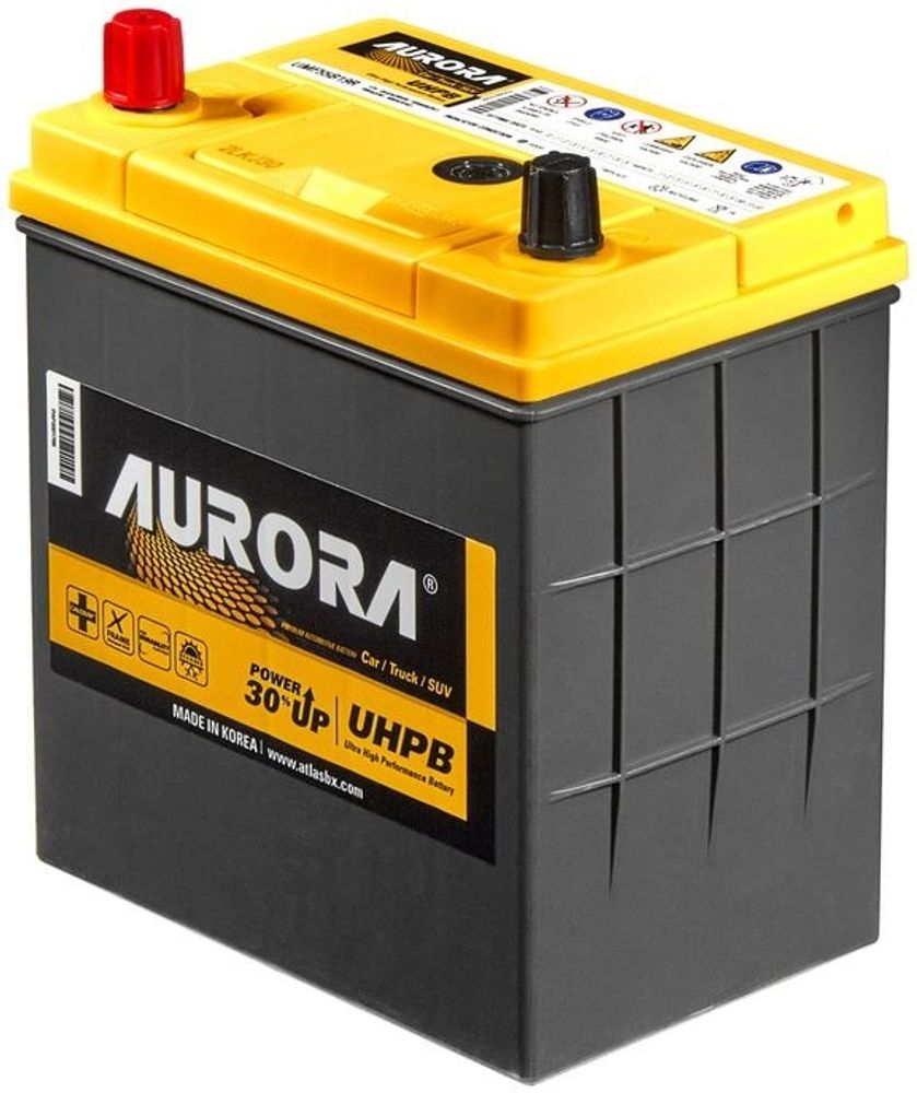 AURORA UHPB 6CT- 45 ( 55B19 ) аккумулятор AURORA UHPB 6CT- 45 ( 55B19 ) аккумулятор
