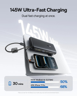 Power Bank внешний аккумулятор повербанк Baseus 25000 мАч 145W