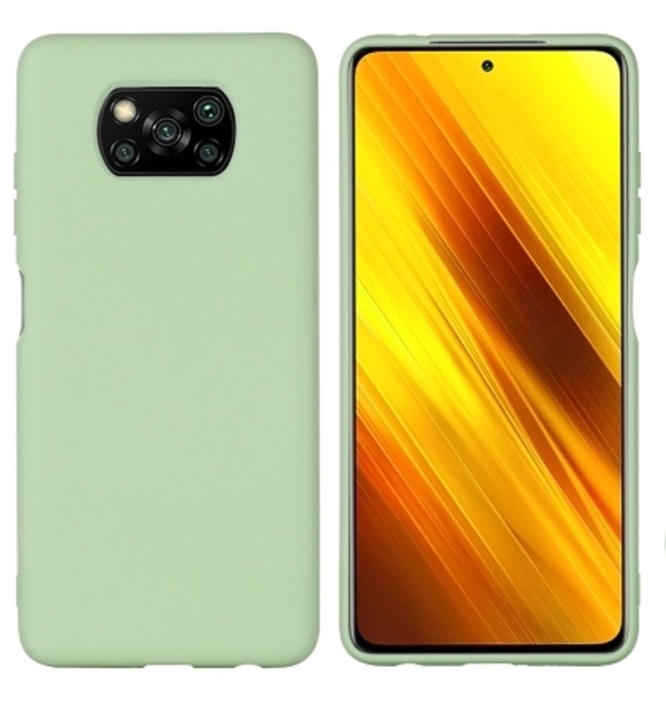 Силиконовая накладка для смартфона Xiaomi Poco X3 / X3 Pro