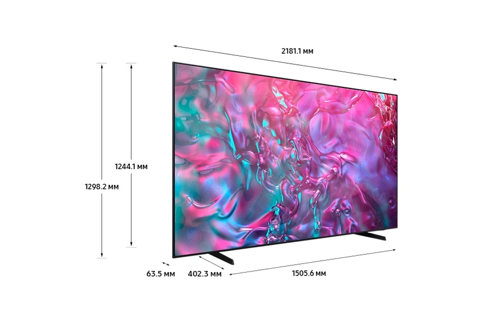 Телевизор LED Samsung 98" UE98DU9000UXRU Series 9 черный 4K Ultra HD 120Hz DVB-T2 DVB-C DVB-S2 USB WiFi Smart TV