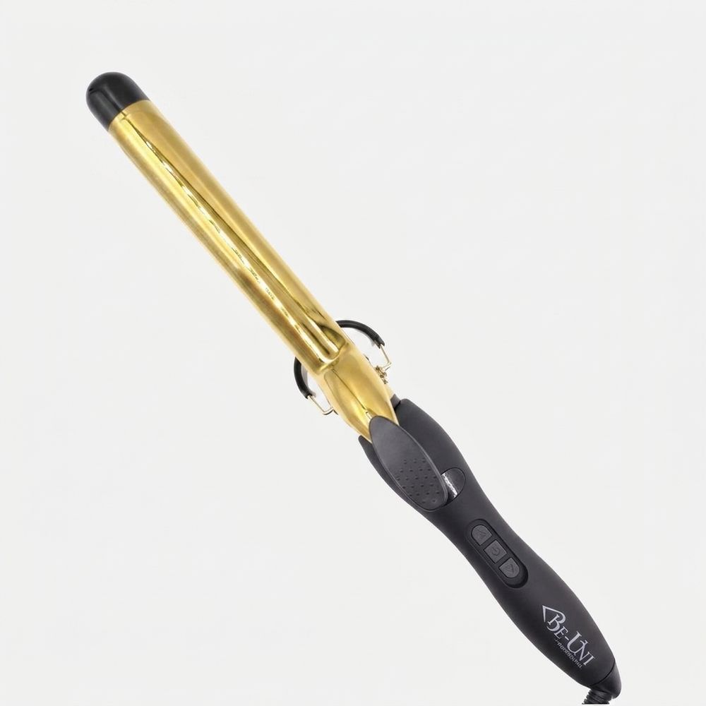 NFC Плойка 25 мм с чипом BE-UNI A725 L Gold Titan NEW NFC Black золотая титановая 80-220ºC