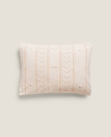 ZARA HOME ДЕТСКИЙ ЧЕХОЛ ДЛЯ ДЕКОРАТИВНОЙ ПОДУШКИ, РОЗОВЫЙ