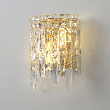 Настенный светильник 2*Е14 Abril AP2 Gold золото Crystal Lux