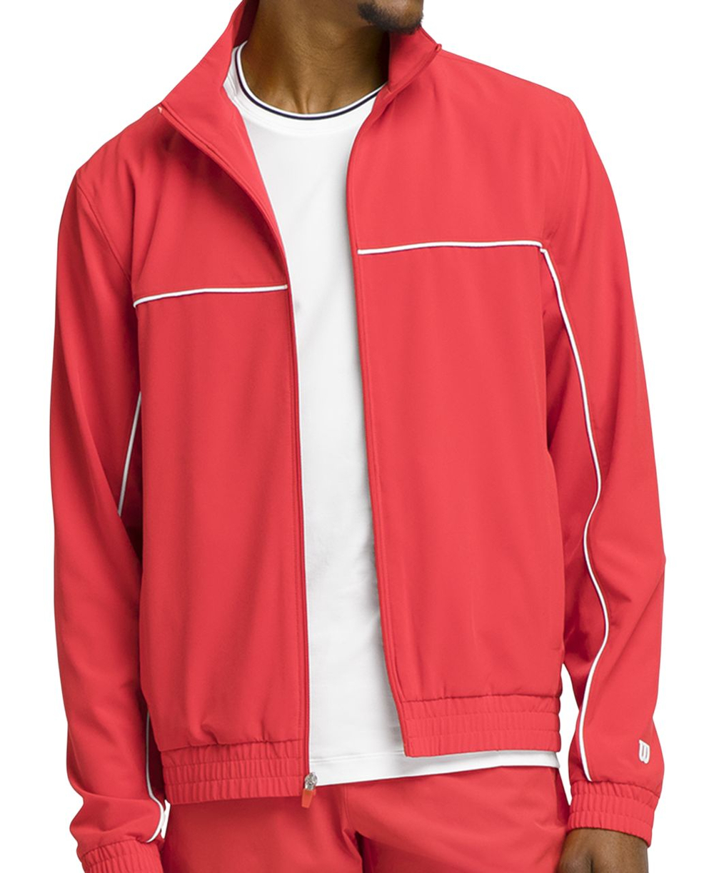 Куртка теннисная Wilson Team Woven Colorblock - infrared