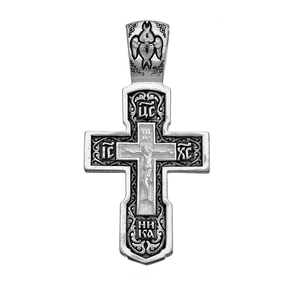 Крест из серебра/Чернение