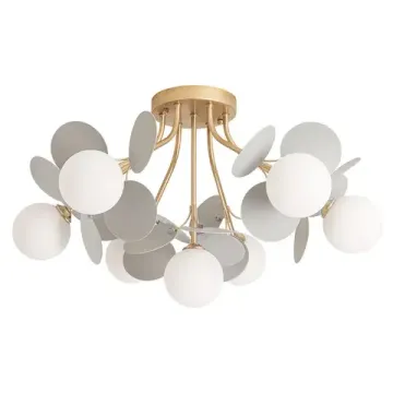 Потолочный светильник 7*G9 A1369PL-7GY золото Peacock Arte Lamp