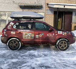 Автобокс Way-box Gulliver 520 на Hyundai Tucson 1