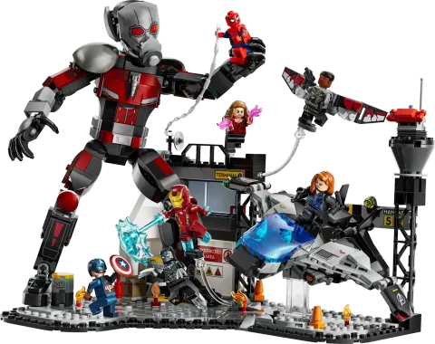 Конструктор LEGO Marvel 76314 Капитан Америка: боевик Гражданской войны