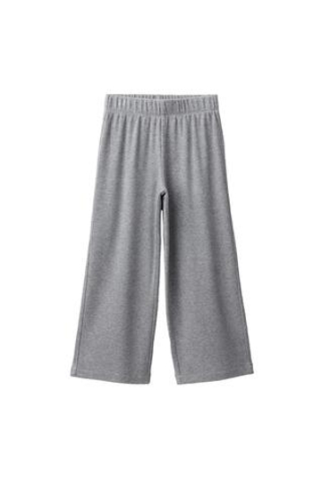 ZARA БРЮКИ WIDE LEG SOFT TOUCH, СЕРЫЙ