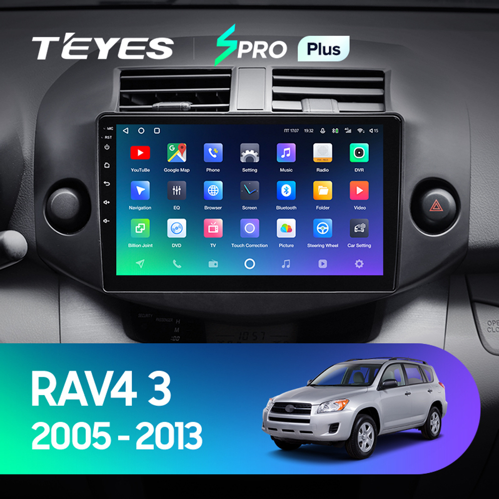 Teyes SPRO Plus 10.2" для Toyota RAV4 2005-2013