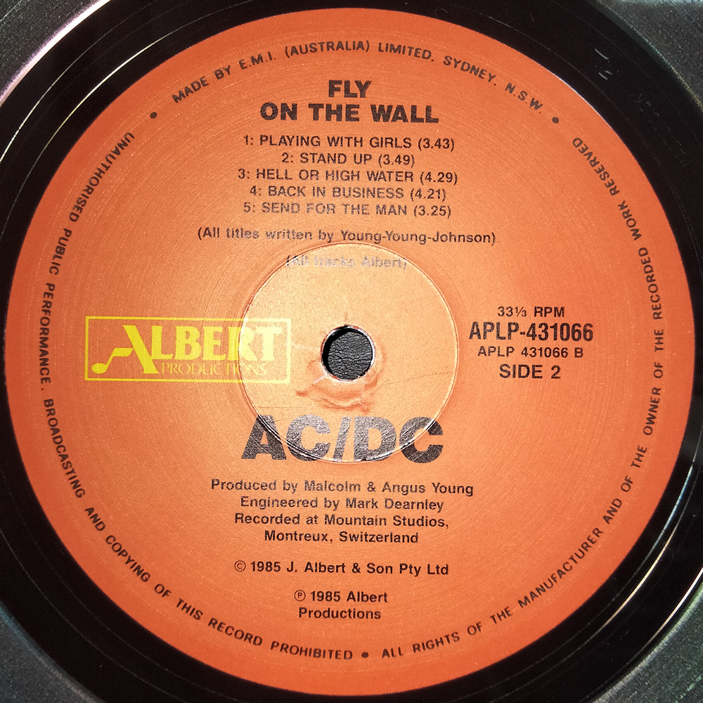 AC/DC / Fly On The Wall (LP)