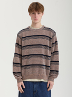 Мужской Свитер (Round-neck) Striped Velvet
