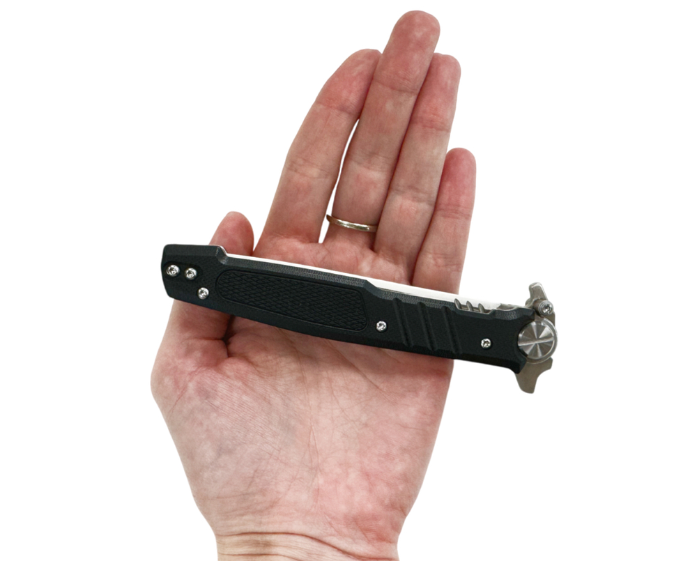 Складной нож Финка-2 сталь Nitro-V, рукоять Black G10, НОКС 349-130406