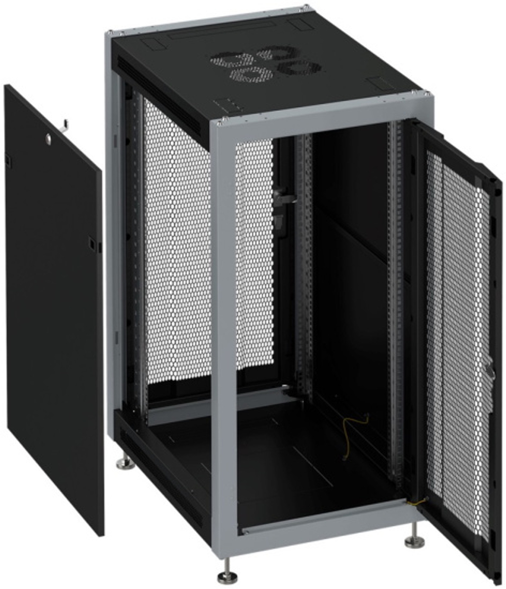 Шкаф напольный 19", 15U SYSMATRIX SL 6815.933