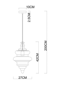 Светильник подвесной Divinare Maumee 5000/02 SP-1