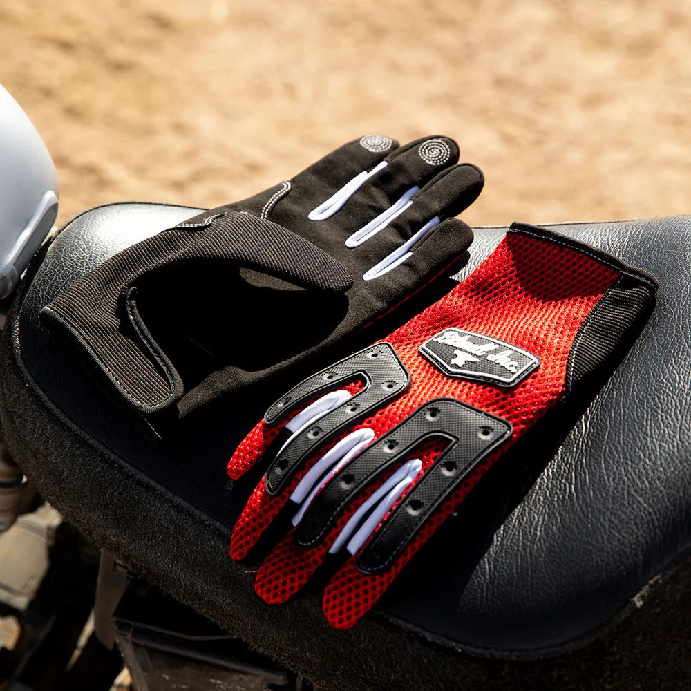 Anza Gloves / Красно-черный
