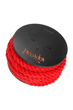 Веревка для шибари Pecado BDSM, на катушке, хлопок, 5 м