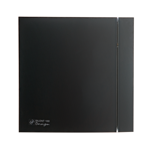 Вентилятор Soler & Palau Silent Design 100 CRZ Matt Black 4C (таймер)