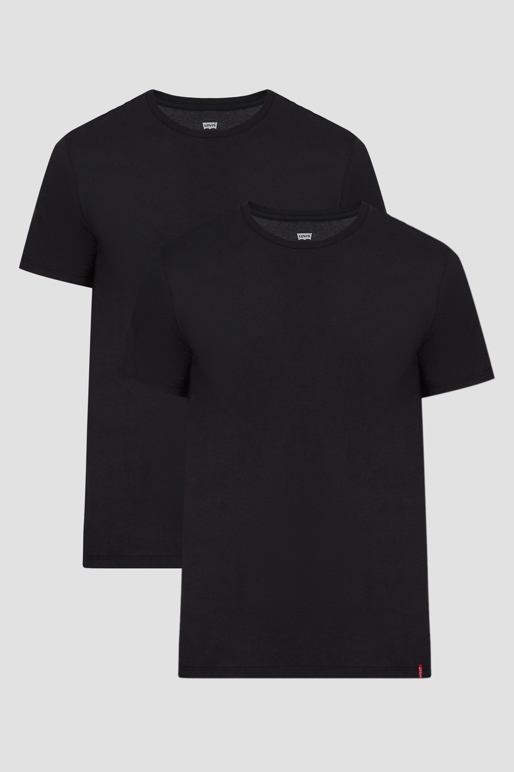 Футболка мужская (2 шт.) LEVI'S SLIM 2PK CREWNECK 1 TWO-PACK TEE BLACK
