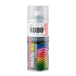 Аэрозольная алкидная краска Kudo KU-07001, 520 мл, глянец серебристо-серый, 234995