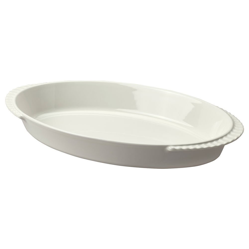 IKEA HÖSTAGILLE  (ИКЕА ХЁСТАГИЛЛЕ)  -  Форма для запекания - кремовая 54х30 см
