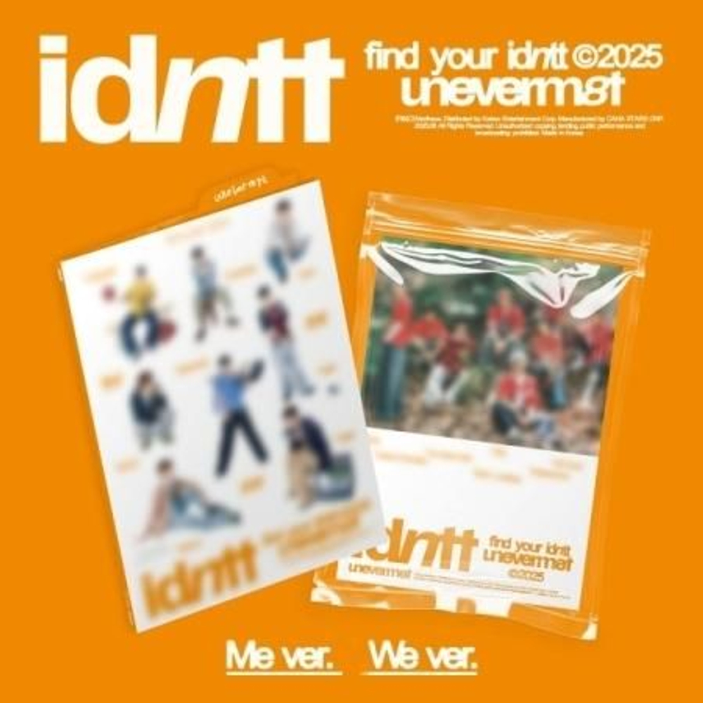 Альбом IDNTT - UNEVERMET Mini Album 2 Version SET