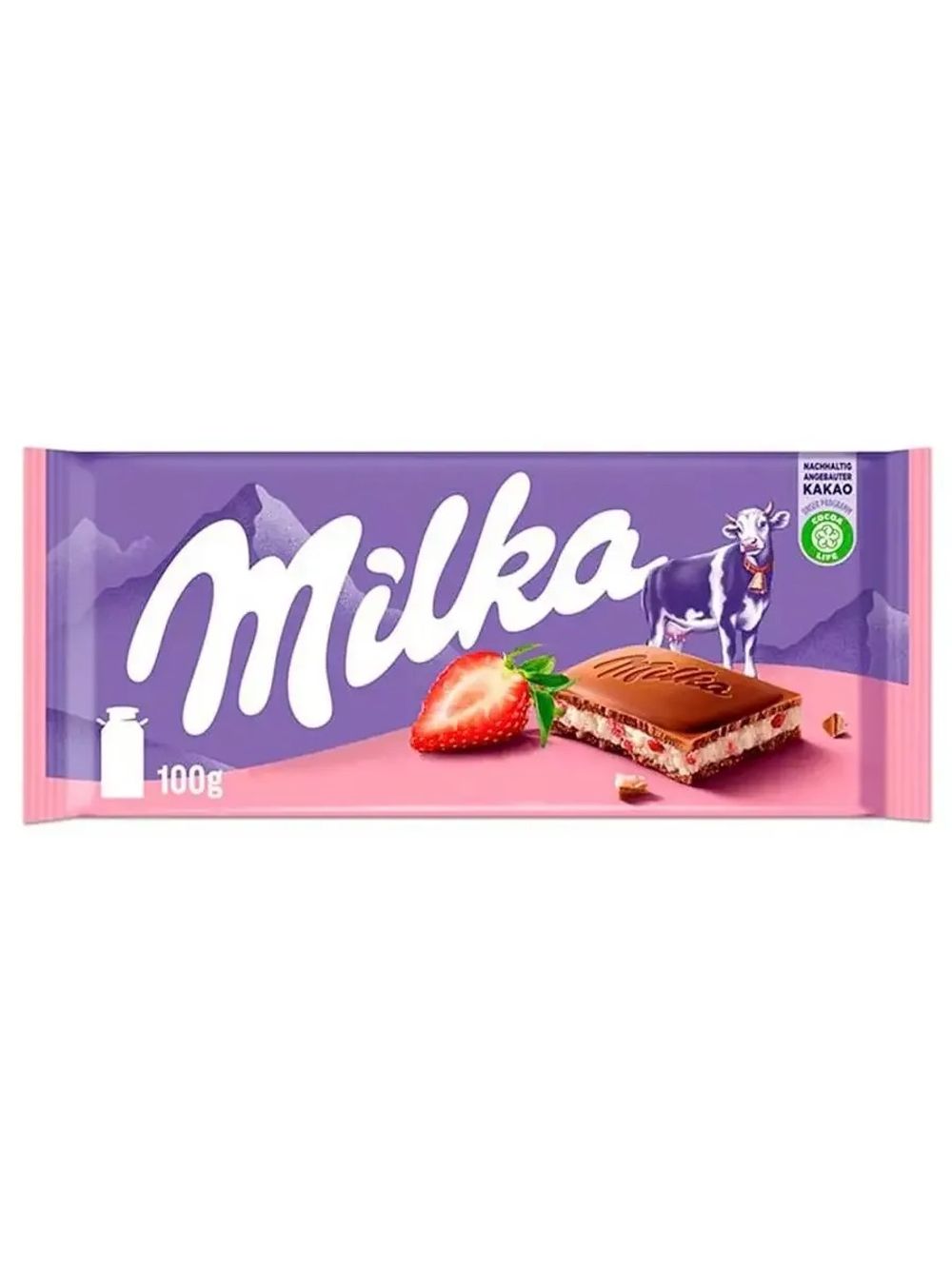 Милка Strawberry Клубника Йогурт 100гр