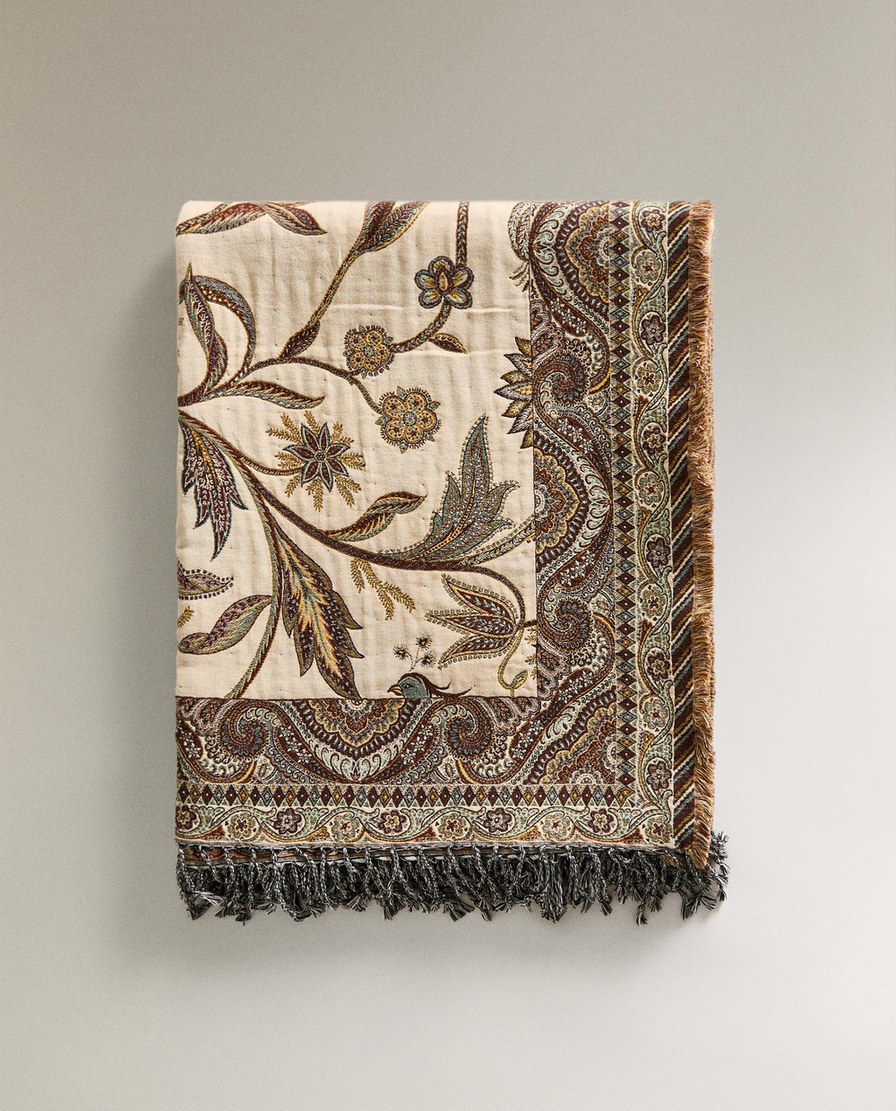 плед из хлопка Zara Home, фото 2