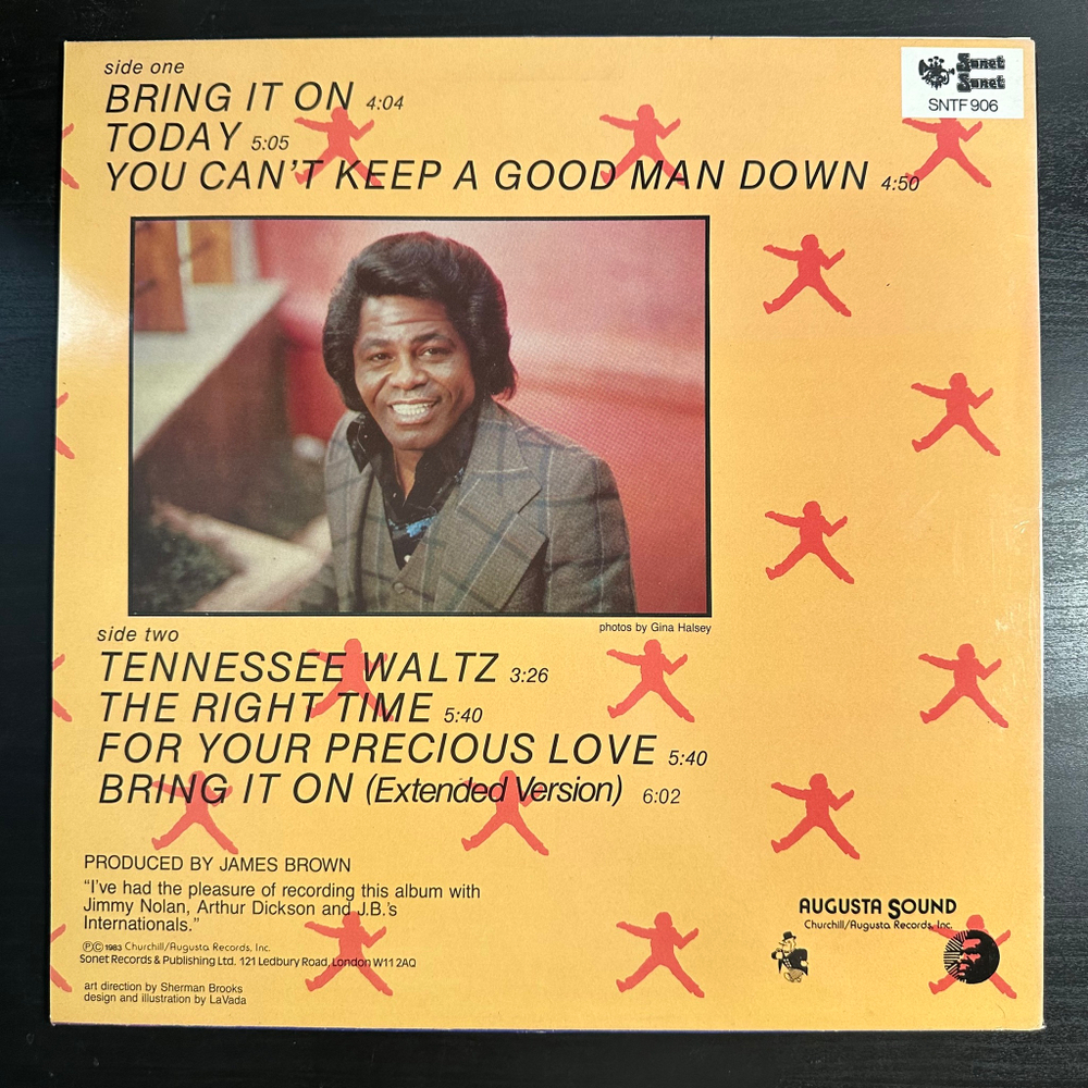 James Brown - Bring It On (Англия 1983г.)