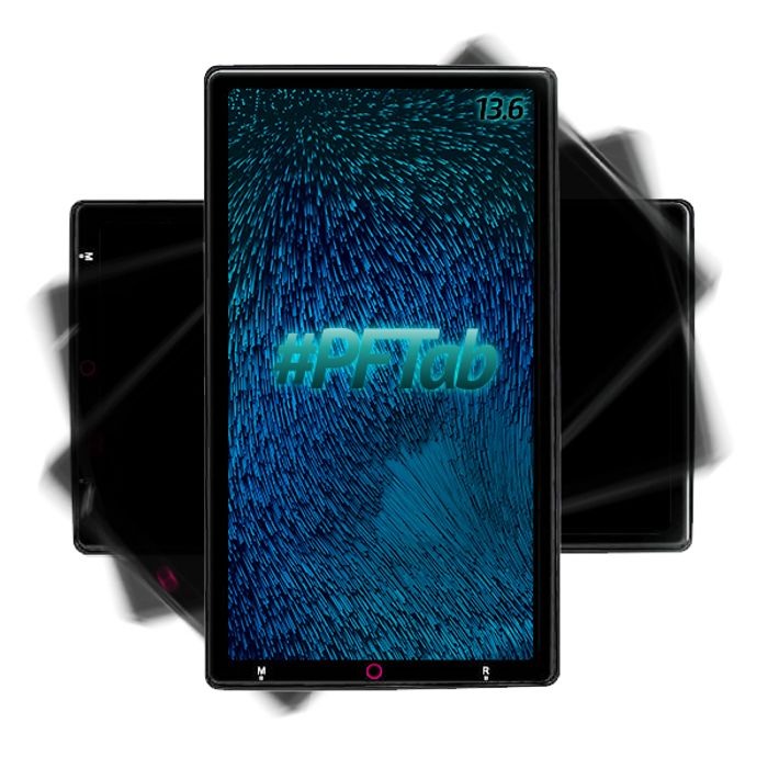 Магнитола для с поворотный экраном 13.6" - Parafar PFTab на Android 9, и встроен 4G модем