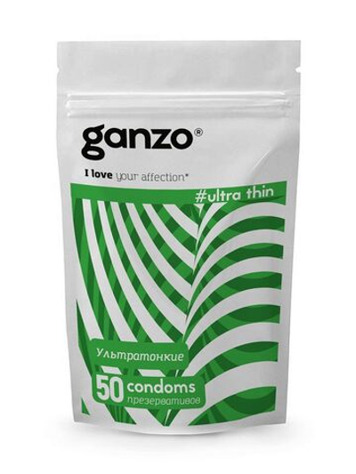 Ультратонкие презервативы Ganzo Ultra thin - 50 шт.