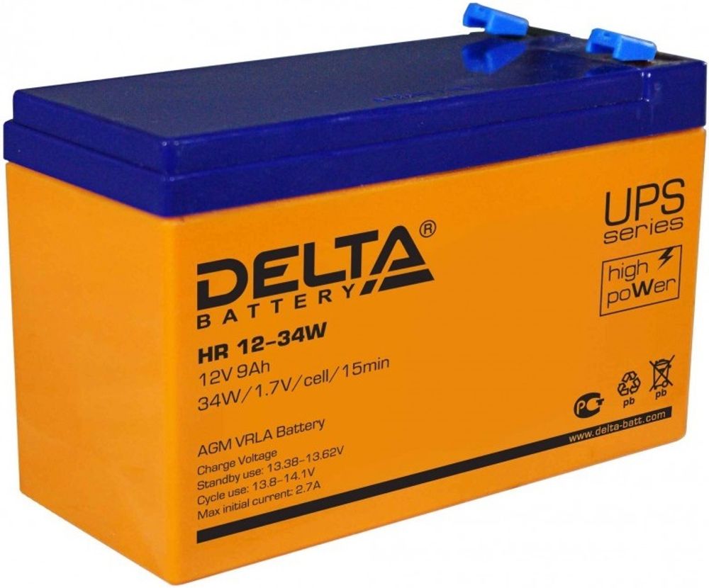 DELTA HR 12-34 W аккумулятор DELTA HR 12-34 W аккумулятор
