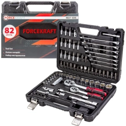 Набор инструментов 82 пр. 1/4''3/8''(6гр.)(4-22мм) FORCEKRAFT FK-4821-5DS-м