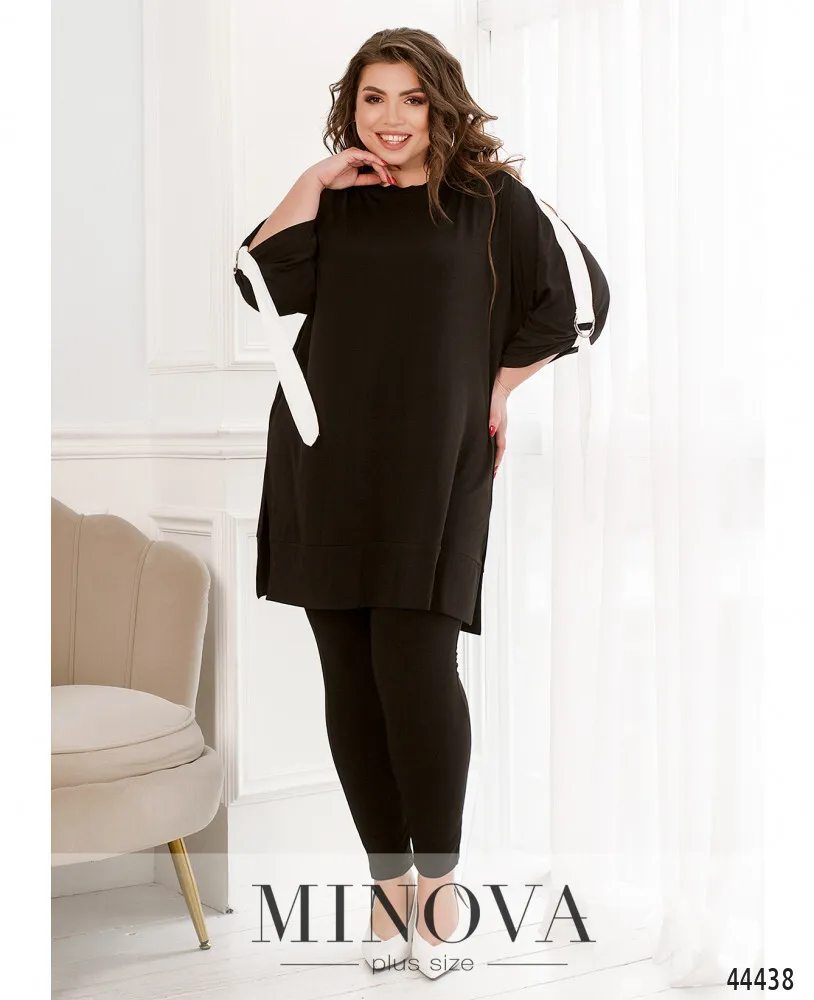 Костюм 185-черно-белый Minova