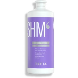 Серебристый шампунь для светлых волос Myblond Tefia Silver Shampoo for Blonde Hair, 1000 мл