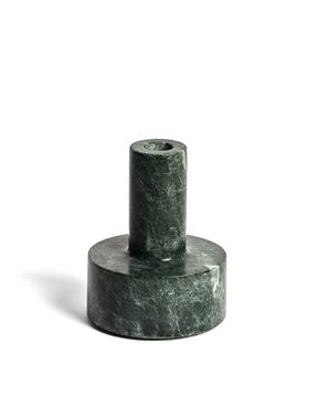 Подсвечник Zalvori из зеленого мрамора, 13 см