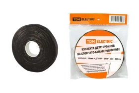 Изолента ХБ 19мм*7м двусторонняя (100 г) TDM SQ0526-0501