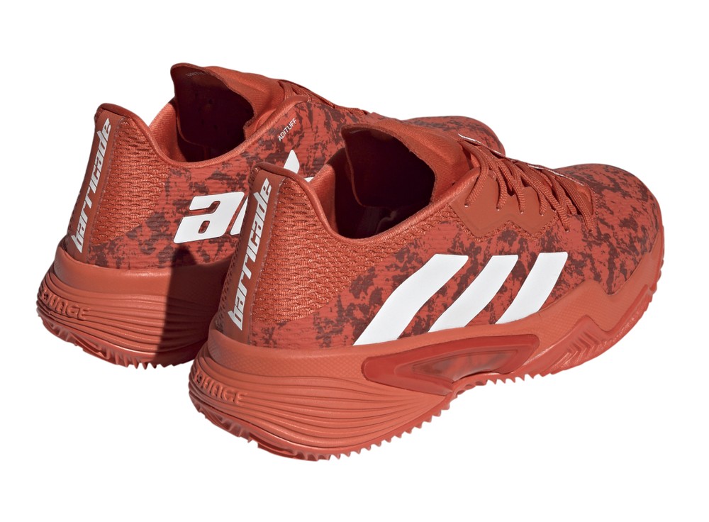 Мужские кроссовки теннисные Adidas Barricade M Clay - preloved red/cloud white/preloved red